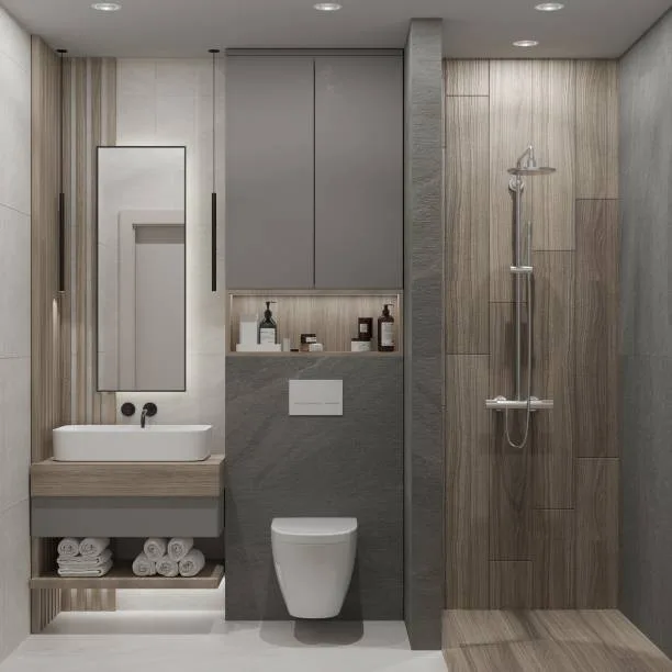 agencement salle de bain receveur douche sur mesure